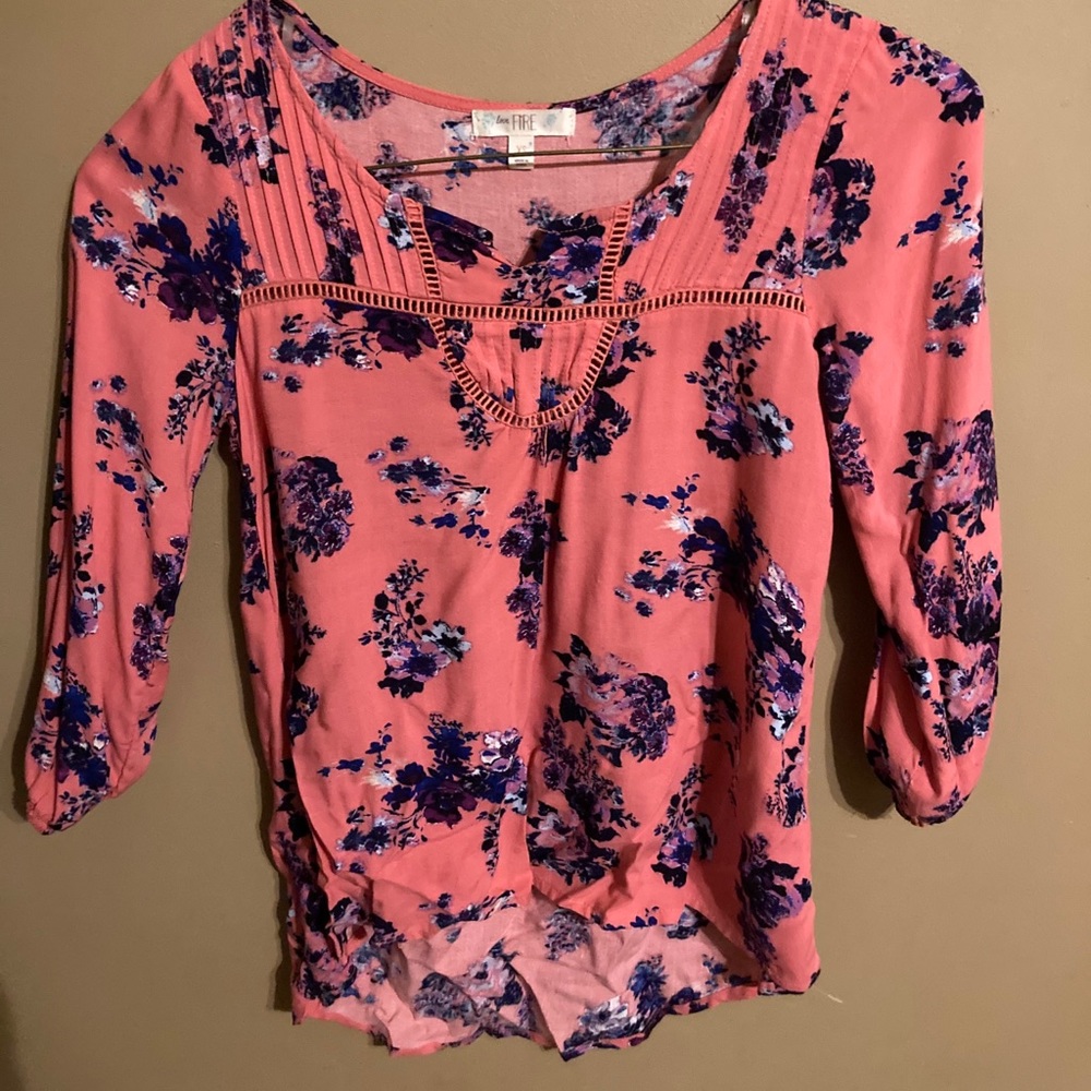 Orange blouse